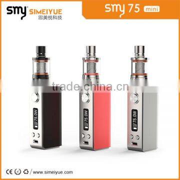 Best vapor for bulk e cigarette purchase,SMY 75W mini starter kit vaping mod