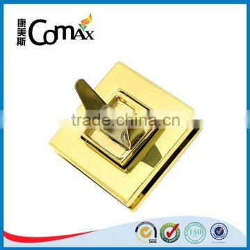 High Quality Bag Accessories Gold Metal Turn Lock photo-3