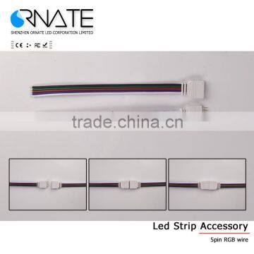 10mm 4pin RGB Connector Wire Double Jack Wire for Connecting 5050 RGB Led Strip to Strip photo-2