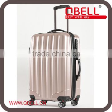 Fashion ABS+PC Luggage Trolley Case with expandable,360 degree wheel,business style