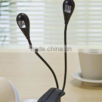 Rechargeable Music Stand Light Book Reading Lamp, Flexible Eye Care Dimmable Clip Light USB LED Light