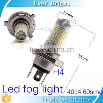 4014 60smd car led h4 fog light 900LM auto spare parts car led headlight h4