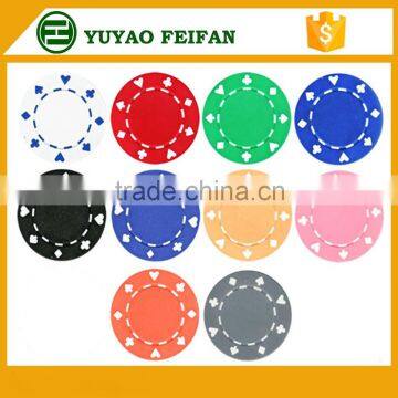 plastic game chips lighter poker chips round 40mm chips