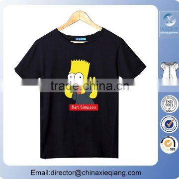 Hotsale sublimation t-shirt with print custom logo/extended t shirt wholesale