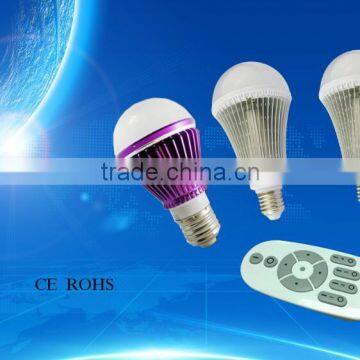 More design 2.4G wireless remote control led bulb lighting