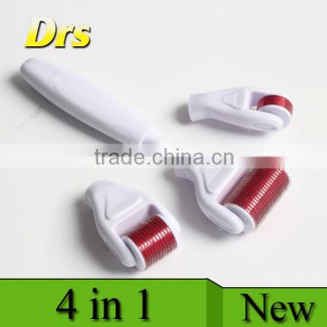 Mirconeedle derma roller DRS 4 in 1 300/720/1200 needles with replaceable roller head