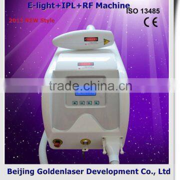 2013 New design E-light+IPL+RF machine tattooing Beauty machine disposable tattoo tube