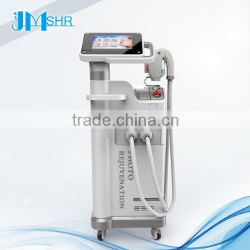 Permanent painless ipl shr skin tighten hair wrinkle removal laser machines