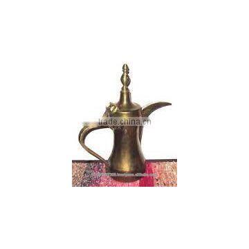 Arabic Brass Dallah Tea Coffee Pot, Arabic Dallah