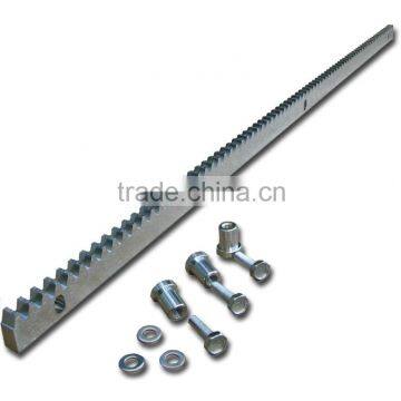 Steel gear rack for sliding gates operator