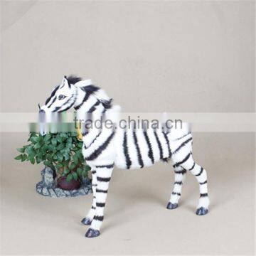 real looking unstuffed plush riding animal zebra toys