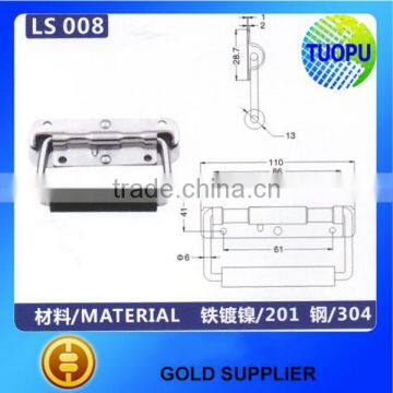 China Wholesale Metal Spring Folding Cabinet Embedded Pull,spring Loaded Electrical Cabinet Handles for Sale photo-6