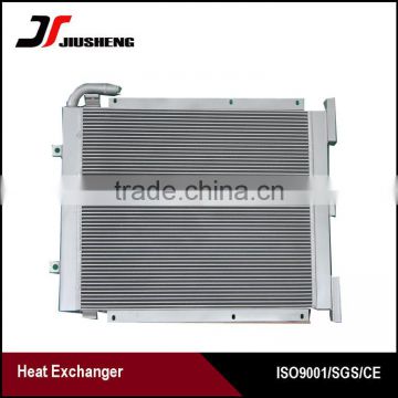 brazed air cooled plate bar aluminum excavator hydraulic oil cooler with high heat transfer