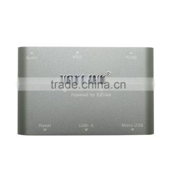 Hot Selling Best Quality VOXLINK Digital AV Adapter With HDMI And VGA+Audio Dual Display Converter Dark Gray photo-2