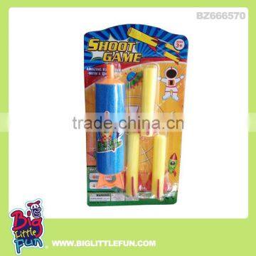 Air pump rocket toys,soft rocket launcher toy