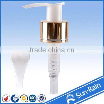 Hot hand wash shampoo bottle soap dispenser metalized closure