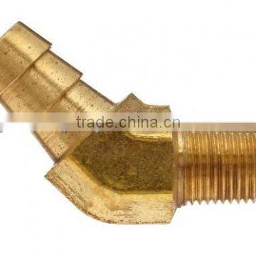 Barb x NPT Male 45 Degree Elbow Brass Hose Fittings
