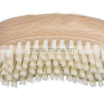 Natural Bristle Wooden Nail Brush