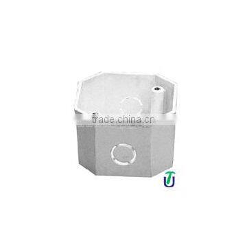 Electrical UPVC Octagon Outlet Box DIN