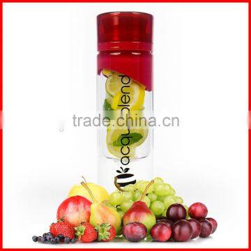800ml Twist Top Fruit Infuser Water Bottle. Create Your Own Naturally Flavored Fruit Infused Water Juice Iced Tea & Sparkling Be photo-2