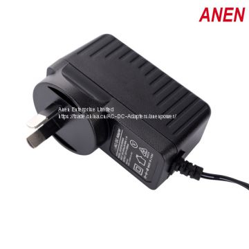 24W AC Adapter with AU Plug,GS,CE, UL approval, VI Efficiency, 24V1A 12V2A 12V1.5A 24V0.8A Power Adapter