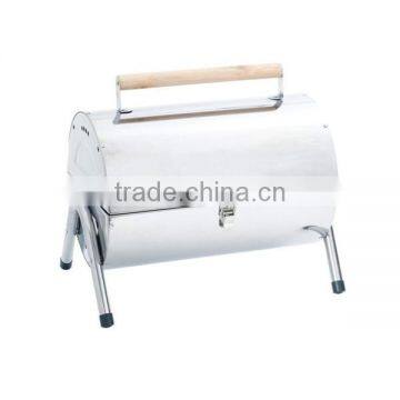 Portable Barrel Shape Charcoal BBQ Grills photo-5