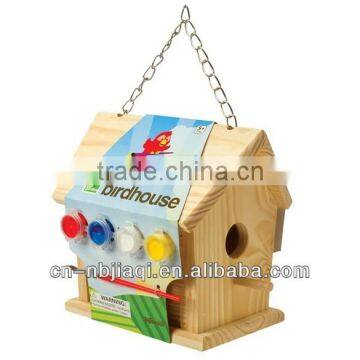 Self-assembled Wooden Birdhouse photo-2