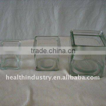 new style glass candle holder HLTH-1141