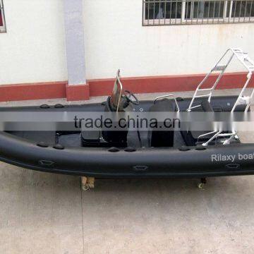 China CE Approved 5.2m Rigid Hull Fiberglass Inflatable Boat photo-6