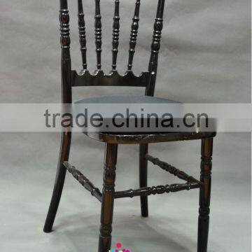 black napoleon chair with seat pad for sale