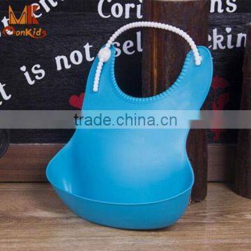 Silicone Waterproof Baby Feeding Solid Bibs , Burp Leakproof Silicone Baby Feeding Bibs ,SiliconeSaliva Towel Little Baby Bibs photo-5