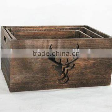 Cheap Storage Wooden Box/wooden Crate Box/wooden Box photo-3