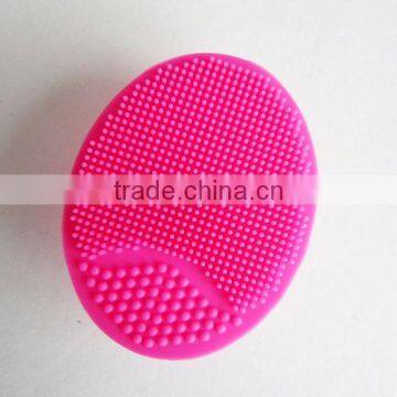 Silicone face cleaning brush