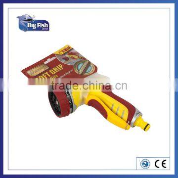 9-pattern Metal Watering Garden Spray Nozzles ,water spray gun with9 function/9 Pattern front trigger nozzle