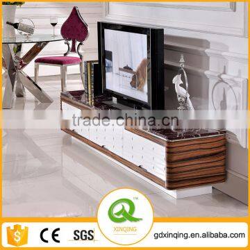 E383 Cheap Marble Top TV Lcd Wooden TV Mount with Stand