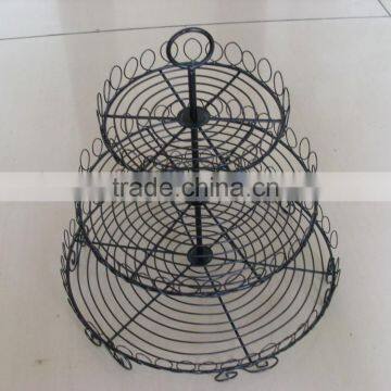 Hot Sale Iron Wire 3 Tier Cupcake Stand, Metal Cake Stand, Cake Stand photo-3