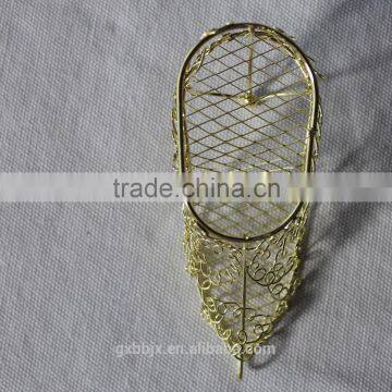 Rustic Vintage Style Iron Wire Metal High Heel Pumps Shoe Basket Decor