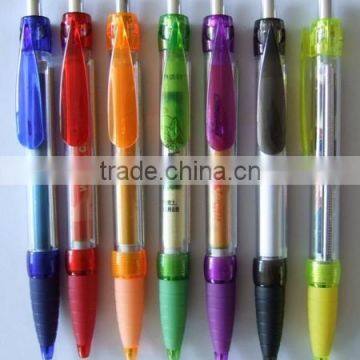 Advertising plastic banner pen