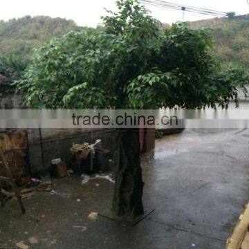 Outdoor Artificial Ficus Tree Fake Banyan Green Leaves Tree for Decoration photo-4