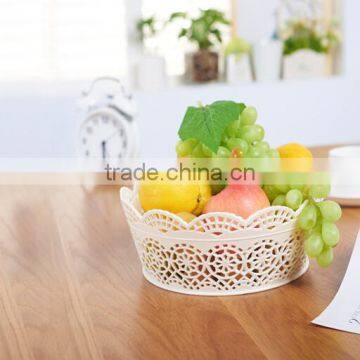 rectangular plastic storage basket