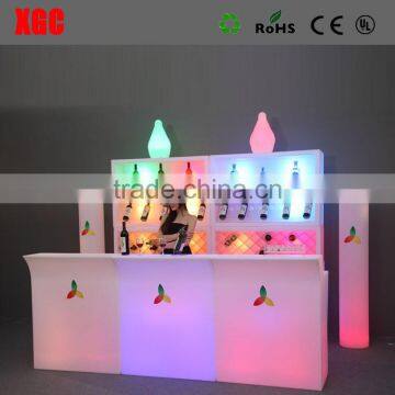 bar counter luxury light up bar cabinet