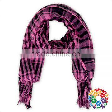 Chinese Manufacturer Vintage Custom Scarf Plaid Blanket Lady Scarf