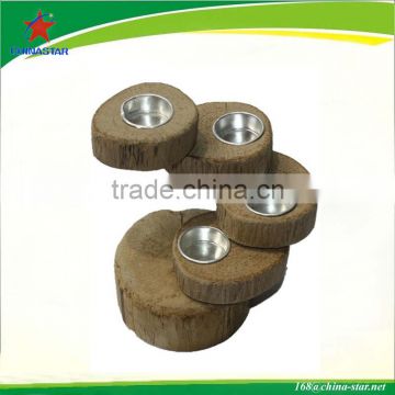 wooden tealight holder for festival