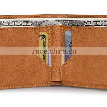 100% Genuine cowhide Leather rfid Card Holder Credit Bank Card holder