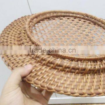 Rattan Charger Round Plate photo-4