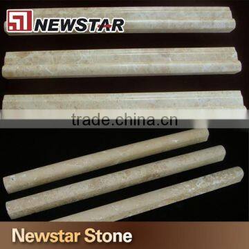 Chinese leading supplier natural stone marble pencil molding