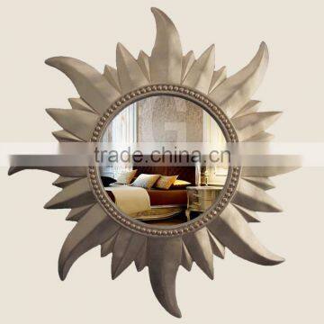 Polyresin big round mirror