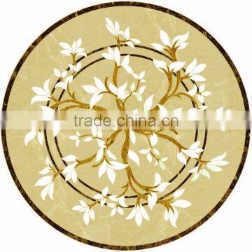 Classic Elegant Italian Designed Floral Marble Medallion Inlay Flooring in Round Shape BF12-04284d photo-6