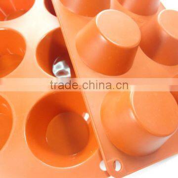 LFGB Certification Wholesale 6 Hole Half Round Shape Silicone Cake Mold / Jelly Pudding Mold Soap Chocolate Molds photo-4