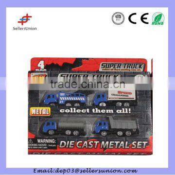 4pcs alloy super trucks